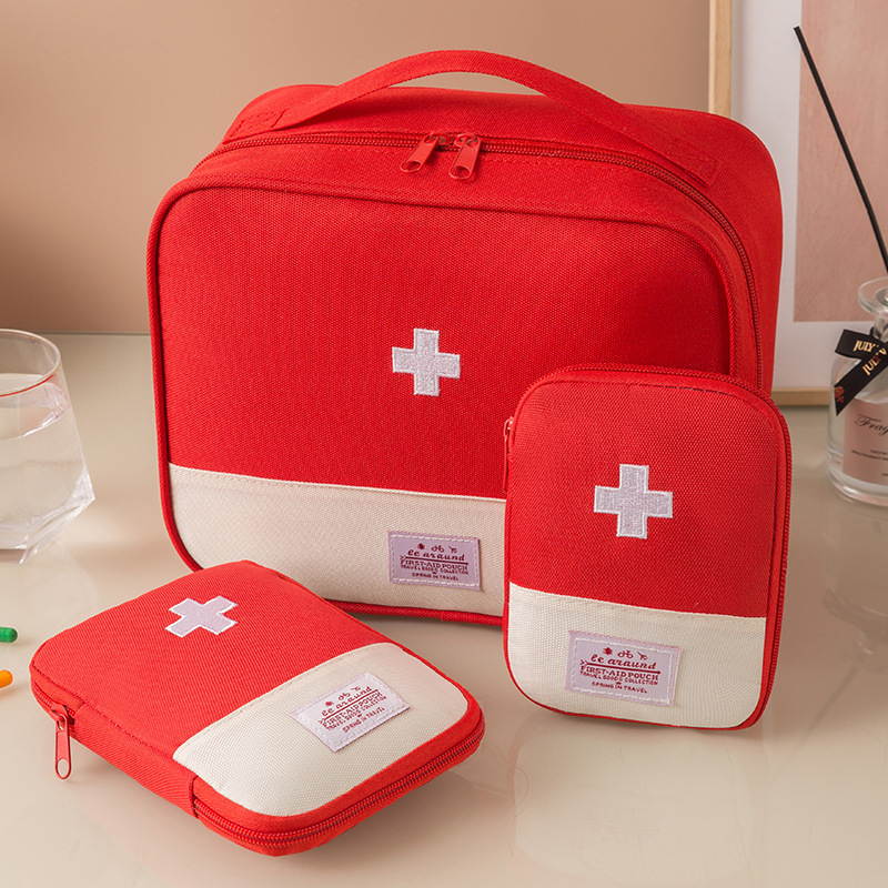 First Aid Bag Kit - 3 ピース/セットポータブル医療収納バッグキャンプ緊急応急処置キットオーガナイザーホームアウトドアトラベルバッグ