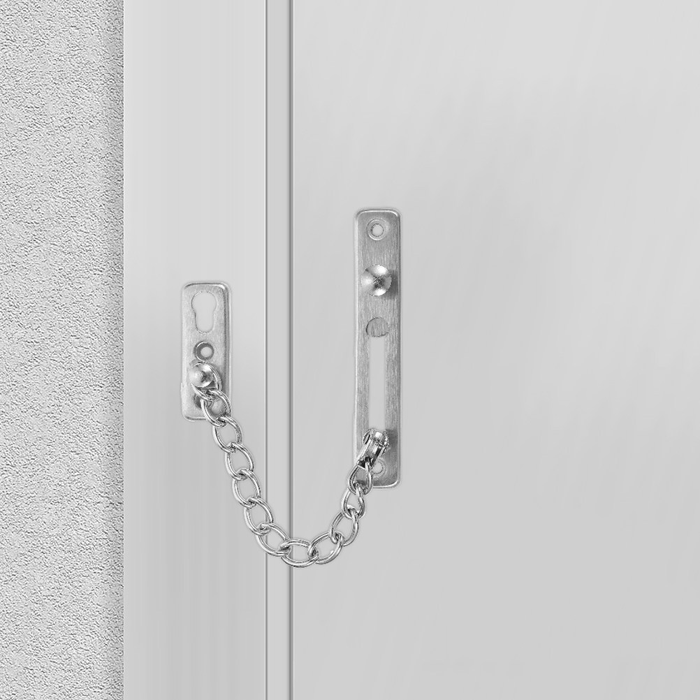 2個入りドアセキュリティチェーン、頑丈なステンレス製防犯ロッ - Security Chain Door のレビューと価格