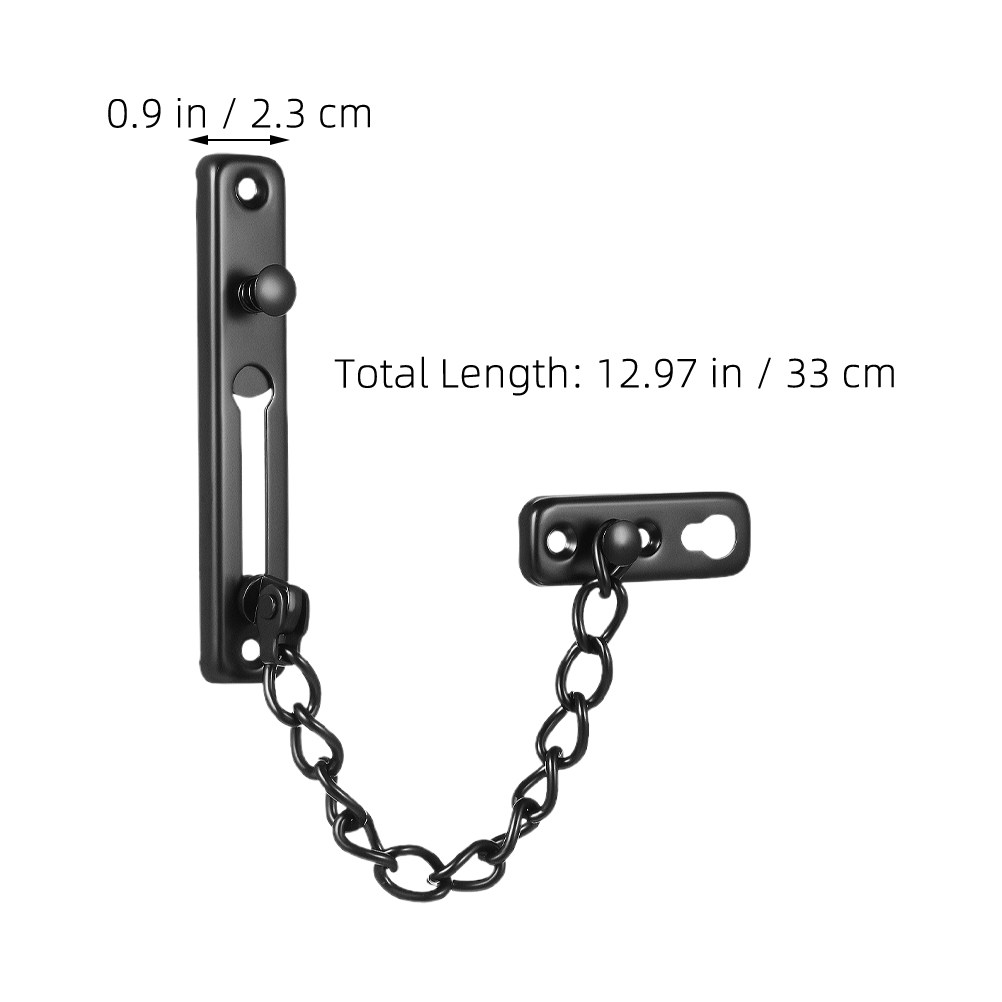 2個入りドアセキュリティチェーン、頑丈なステンレス製防犯ロッ - Security Chain Door のレビューと価格