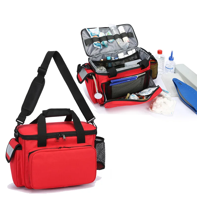 ポータブル屋外救急キット医療バッグ隔離用マルチポケット大容量 - First Aid Bag Kit のレビューと価格