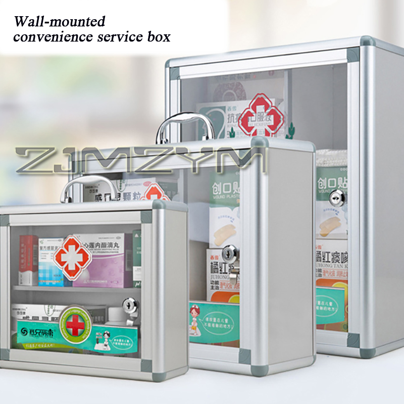ポータブルアルミニウム合金薬箱,壁に取り付けられた救急箱,ロ - Medicine Cabinet Lock のレビューと価格