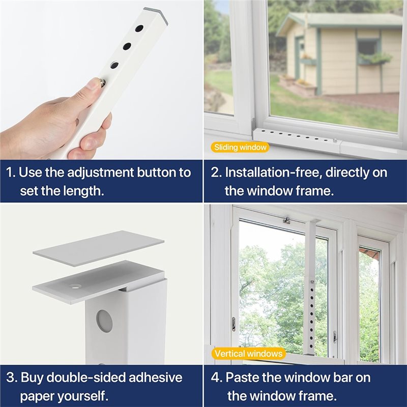 T19C 2個入り 調節可能な窓ロックバー 子供の安全のため - Window Lock Bar のレビューと価格