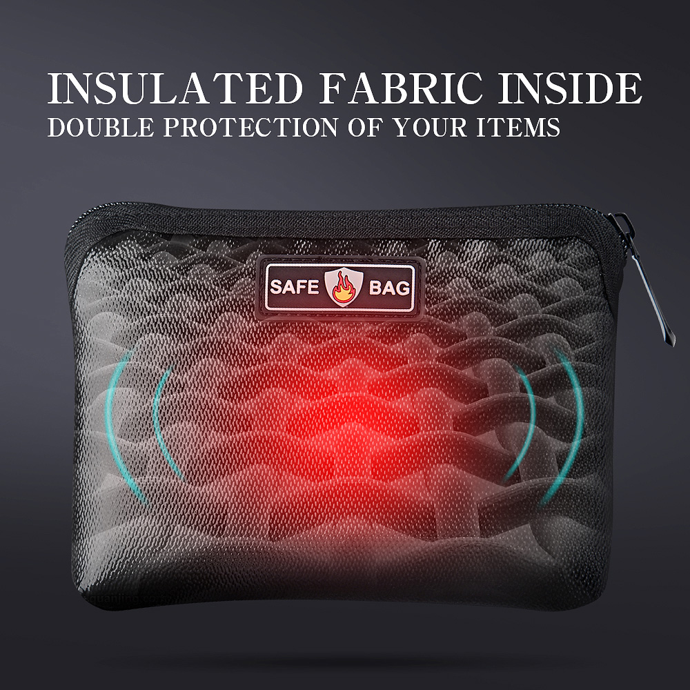 耐火防水ドキュメントバッグ、液体シリコン素材、断熱、耐火性お - Fire Safe Document のレビューと価格