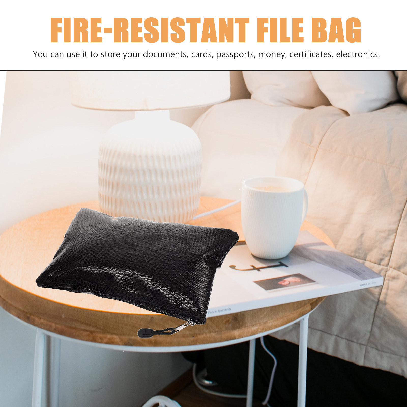 耐火ドキュメントバッグ 耐火ファイルバッグ 大容量ポータブル - Fire Safe Document のレビューと価格