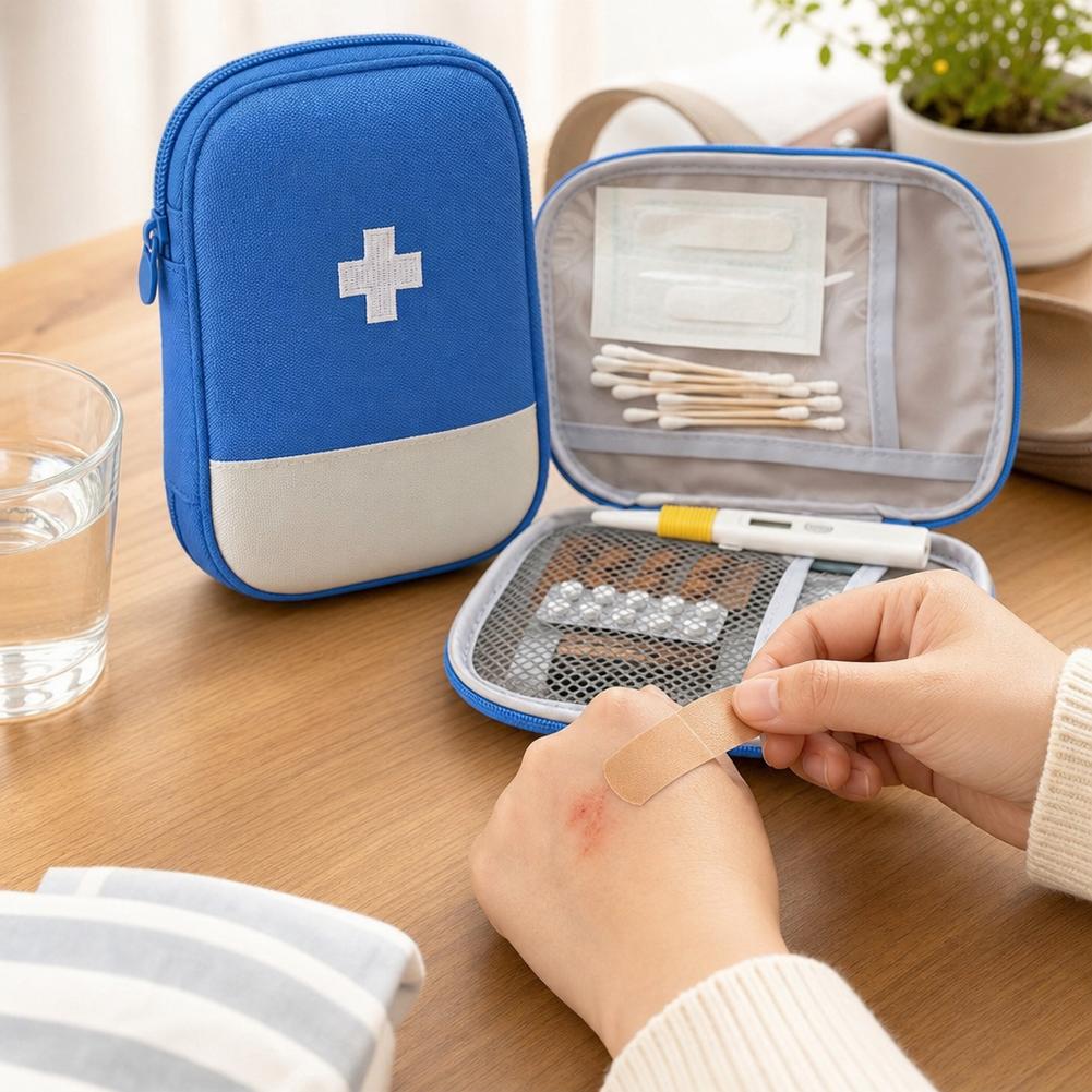 大容量ポータブル救急キットバッグ、家庭、車、旅行、キャンプ、 - First Aid Bag Kit のレビューと価格
