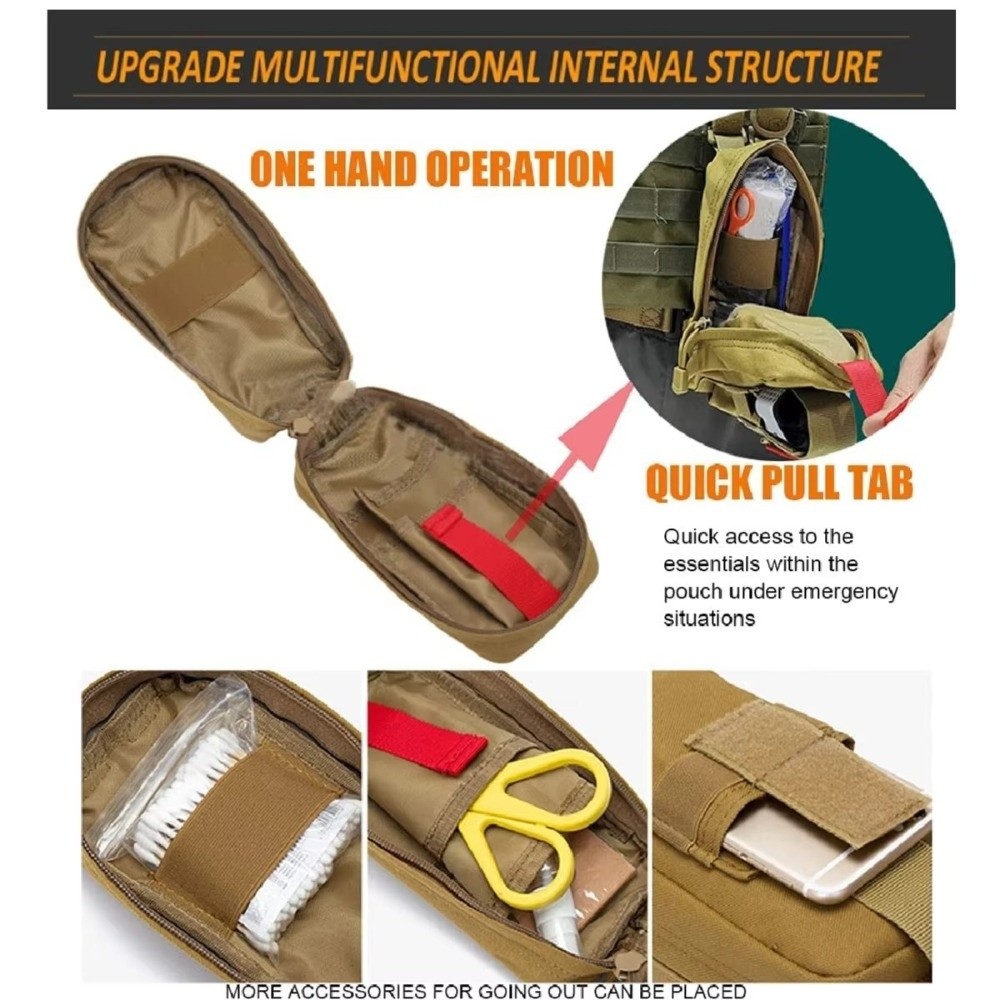携帯用応急処置キット ドロップレッグプラットフォーム 軽量緊 - First Aid Bag Kit のレビューと価格
