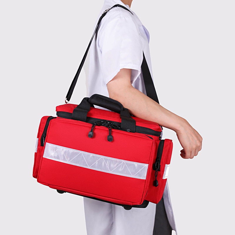 反射ストリップ付きの大容量屋外救急キット ポータブル収納バッ - First Aid Bag Kit のレビューと価格