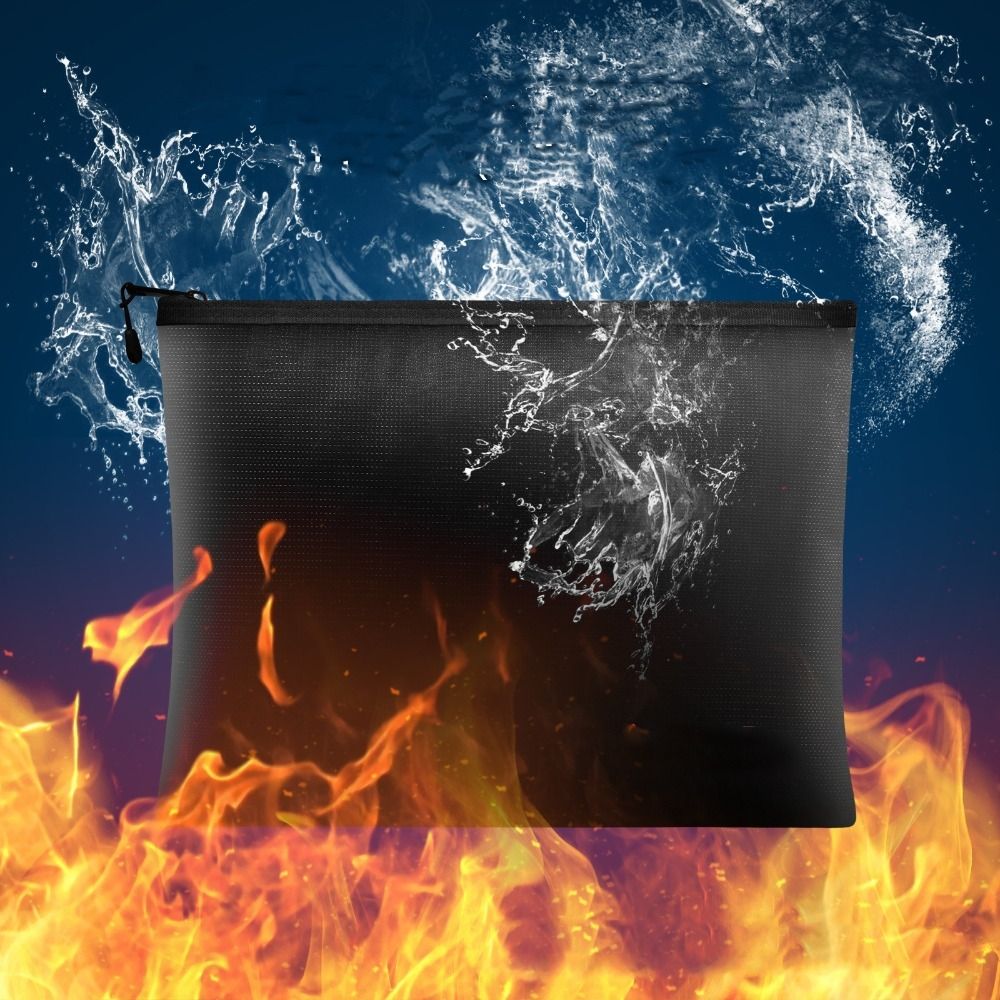 高温耐性耐火ドキュメントバッグ ジッパー付き 正方形耐火保管 - Fire Safe Document のレビューと価格