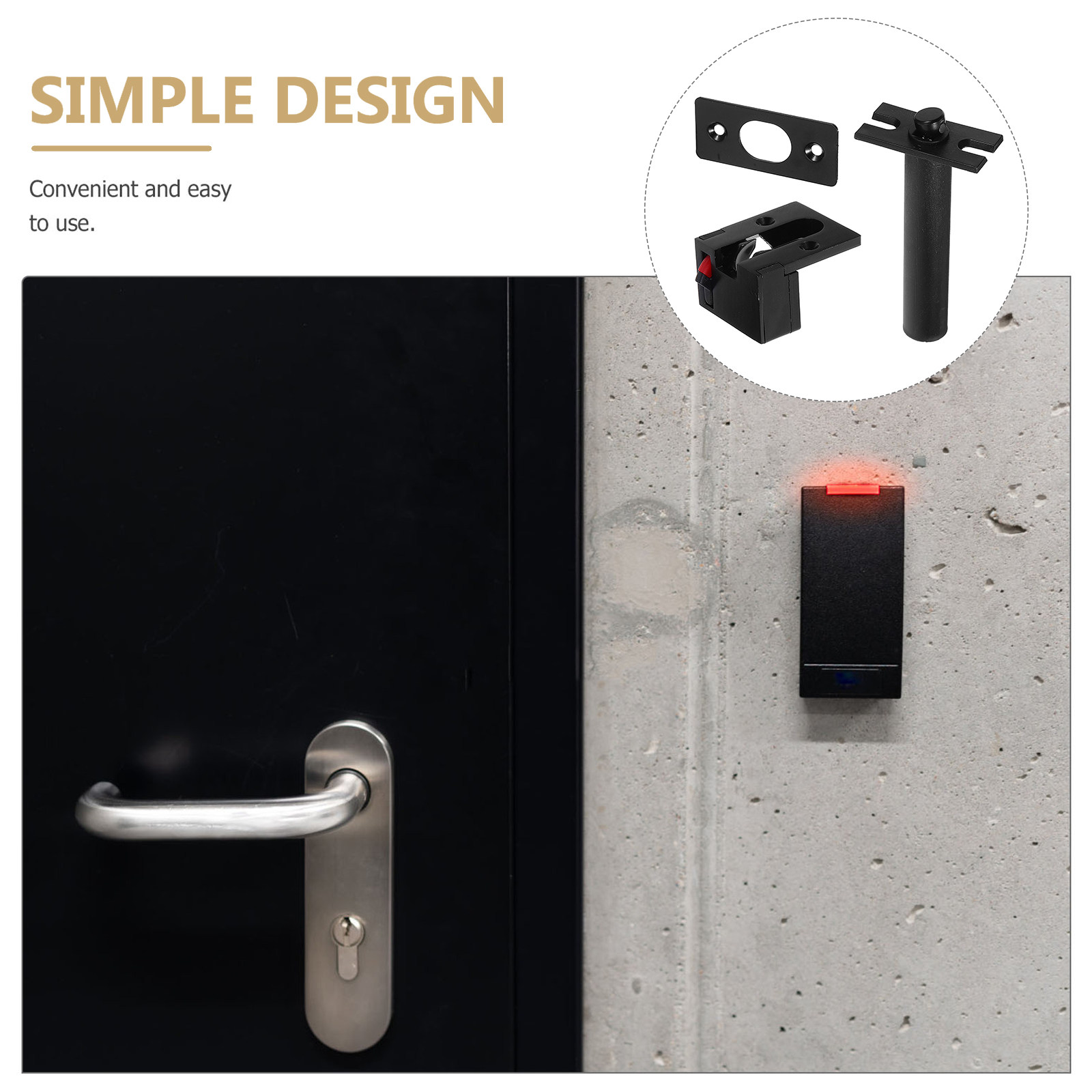 1 セット隠しステンレス鋼ドアチェーンロック盗難防止安全ガー - Security Chain Door のレビューと価格