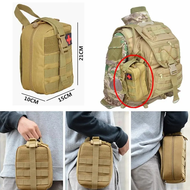 戦術的な応急処置キット医療バッグ緊急屋外狩猟車キャンプモール - First Aid Bag Kit のレビューと価格