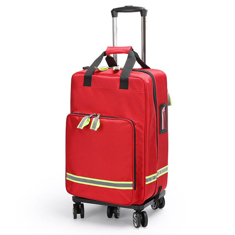 大容量の空の車輪付きの応急処置バッグ,医療,屋外,デイケアセ - First Aid Bag Kit のレビューと価格