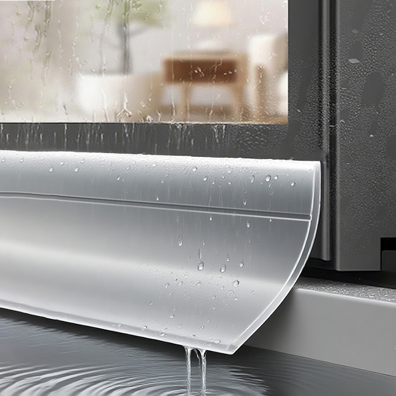 透明窓縁雨よけ遮水バー バルコニー窓枠水道ガイドバー 防水防 - Window Lock Bar のレビューと価格